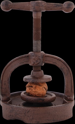 Cascanueces Tornillo Retro